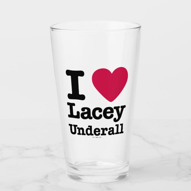 Caddyshack | I Liebe Lacey Underall Glas (Vorderseite)