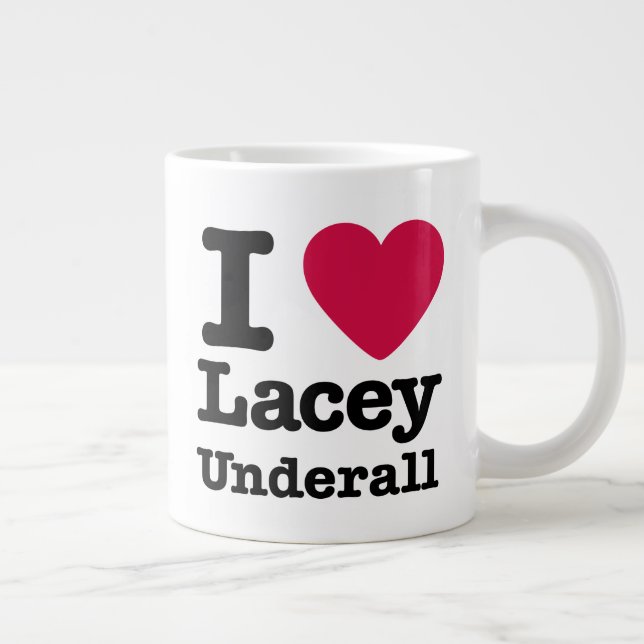 Caddyshack | I Liebe Lacey Underall Jumbo-Tasse (Rechts)