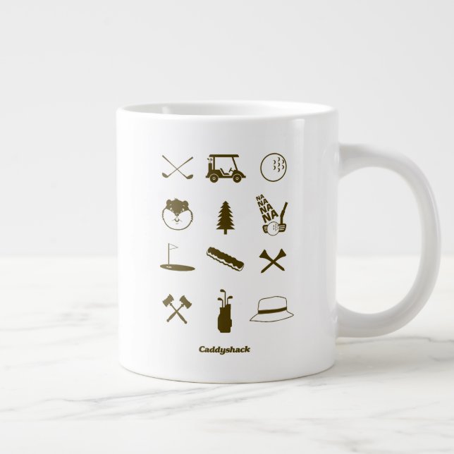 Caddyshack-Icons Jumbo-Tasse (Rechts)