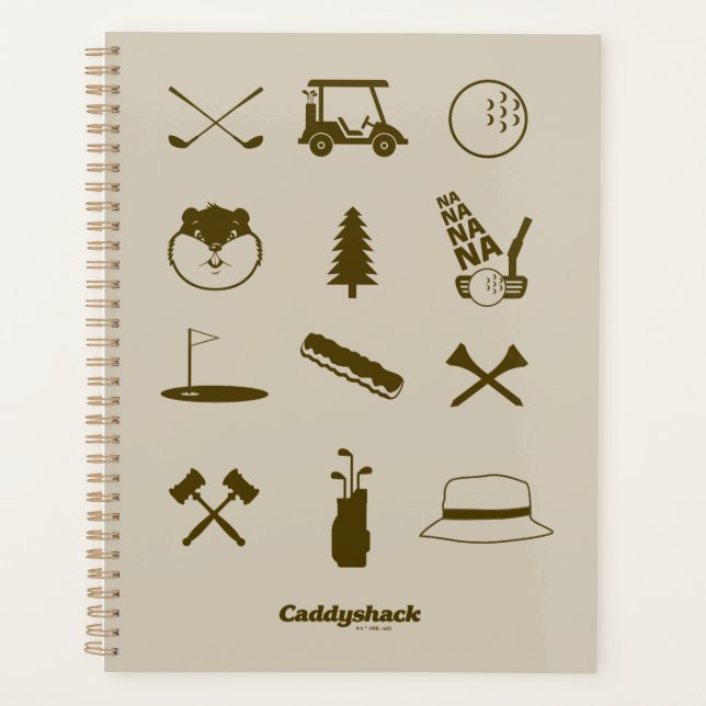Caddyshack-Icons Planer (Vorderseite)