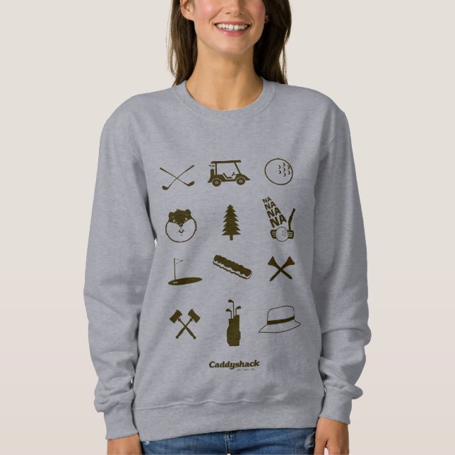 Caddyshack-Icons Sweatshirt (Vorderseite)