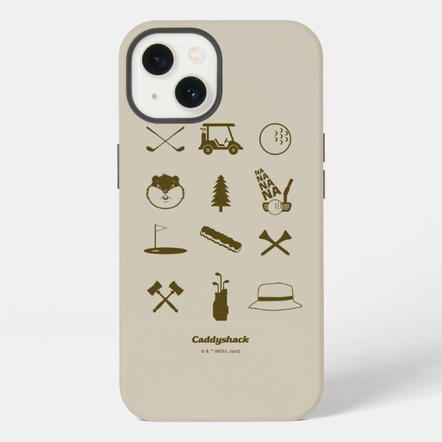 Caddyshack-Ikonen iPhone Hülle (Rückseite)