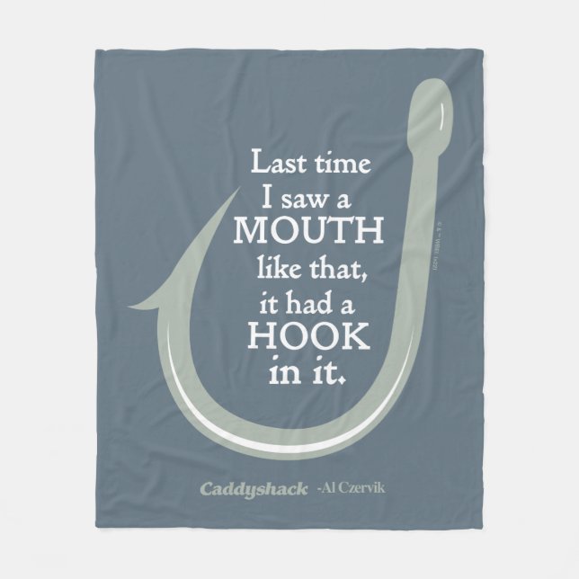 Caddyshack | Letztes Mal sah ich so einen Mund Fleecedecke (Vorderseite)