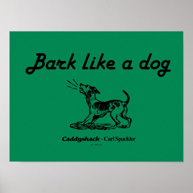 Caddyshack | Rinde wie ein Hund! Poster (Vorne)