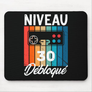 Cadeau Homme 30 Anniversaire Gamer 30 H Mousepad