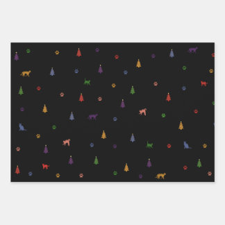 Cadeaupapier Vellen Se, cat, Christmas Geschenkpapier Set