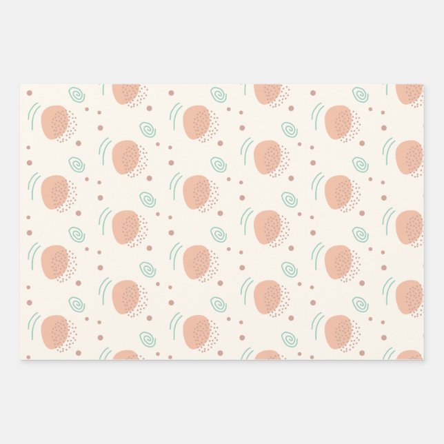 Cadeaupapier Vellen Set Geschenkpapier Set (Vorderseite)