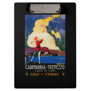 CadenabbiaTremezzo Vintage PosterEuropa Klemmbrett