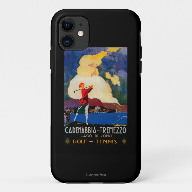 CadenabbiaTremezzo Vintages PosterEurope Case-Mate iPhone Hülle (Rückseite)