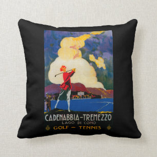 CadenabbiaTremezzo Vintages PosterEurope Kissen