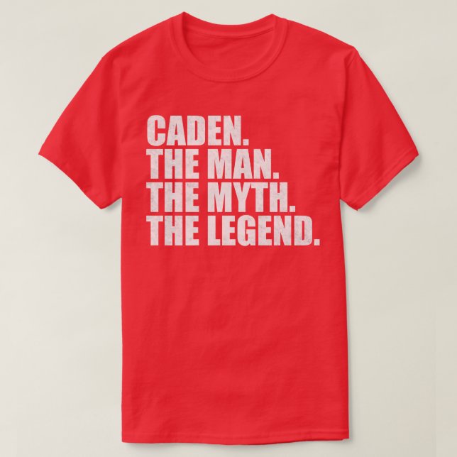 CadenCaden Name Caden Vorname T-Shirt (Design vorne)