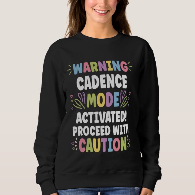 CADENCE Personalisiert Name Funny Niedlich Custom  Sweatshirt (Vorderseite)