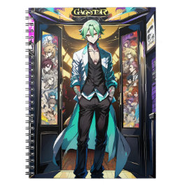 Caderno Anime Mistério no Centro Notizblock