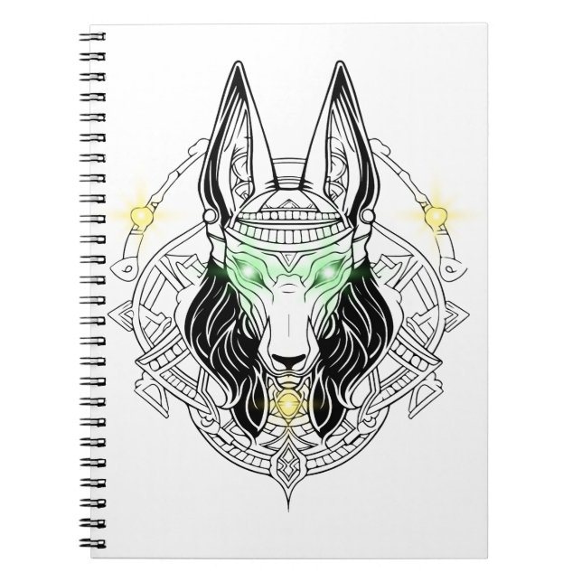 Caderno Anubis / Anubis Notebook Notizblock (Vorderseite)