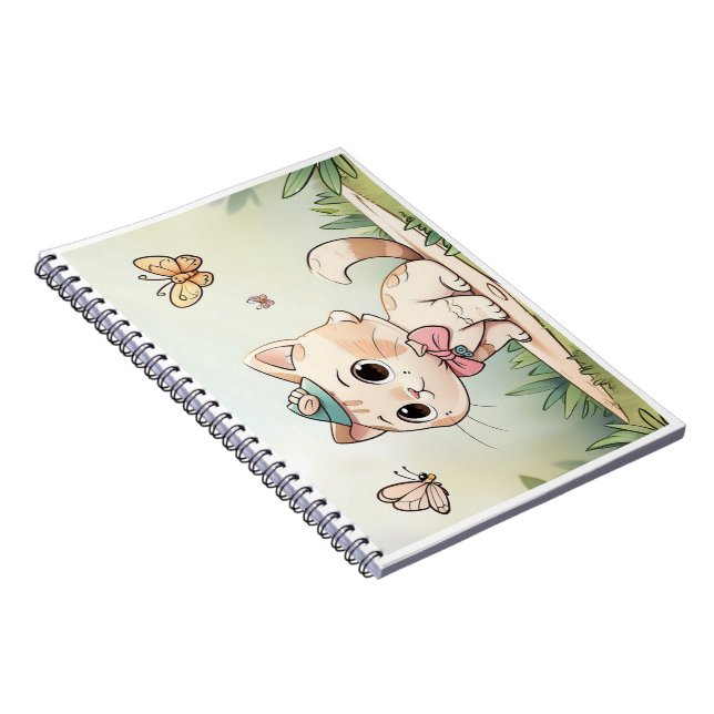 caderno com gatinho fofo notizblock (Rechte Seite)
