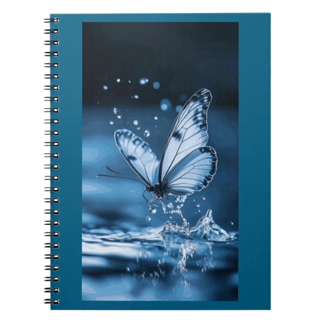 caderno espiral com foto borboleta notizblock (Vorderseite)
