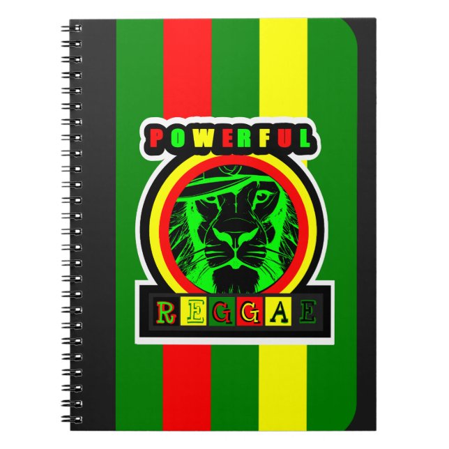 caderno espiral Powerful Reggae Notizblock (Vorderseite)