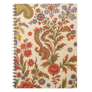 Caderno Flores de Zínnia em artes Notizblock
