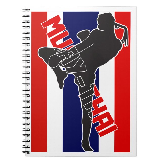 Caderno Muay Thai/ Notebook MuayThai/ MartialArts Notizblock (Vorderseite)
