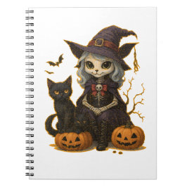 Caderno (Notebook) Bruxa dos Gatos Notizblock