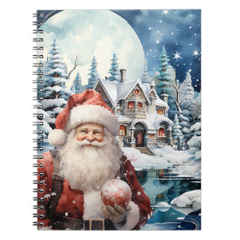 Caderno (Notebook) Noite do Papei Noel Notizblock