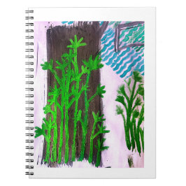 Caderno pintura a mão notizblock