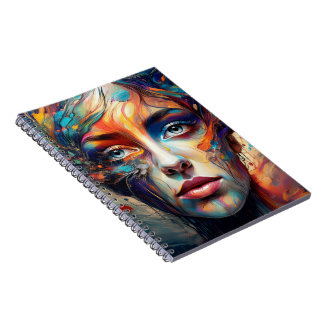 Caderno rosto notizblock