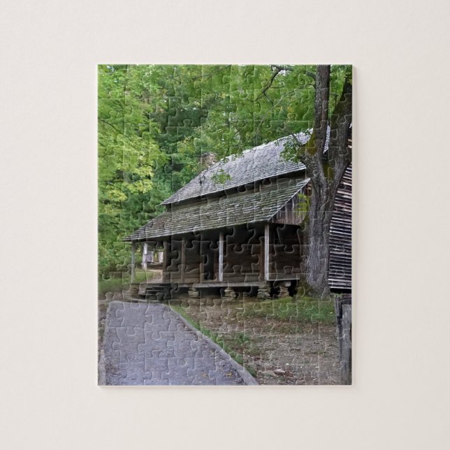 Cades Cove-Hütte Puzzle (Vertikal)