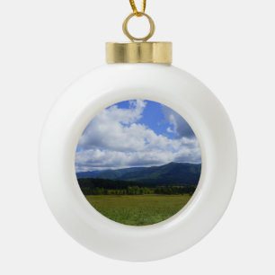 Cades Cove Keramik Kugel-Ornament