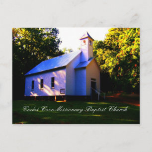 Cades Cove Missionary Baptist Church Postkarte