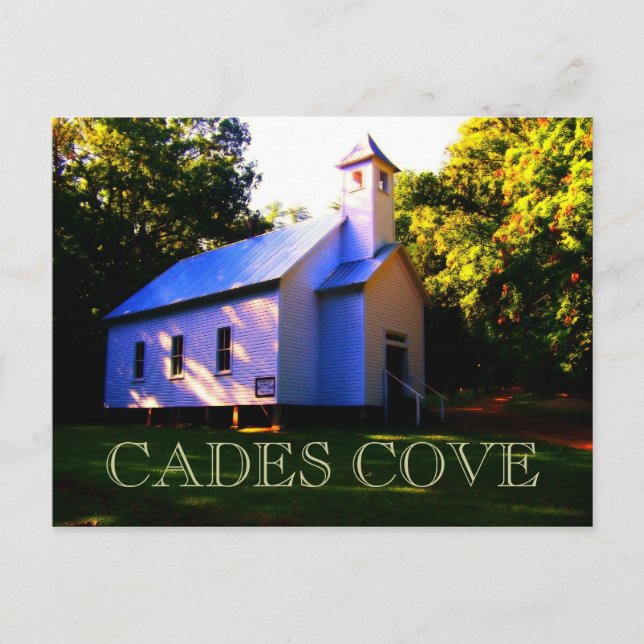Cades Cove Missionary Baptist Church Postkarte (Vorderseite)