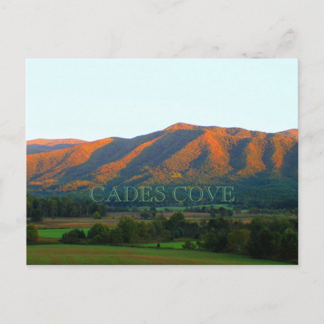 Cades Cove Overlook Postkarte (Vorderseite)