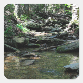 Cade's Cove Quadratischer Aufkleber
