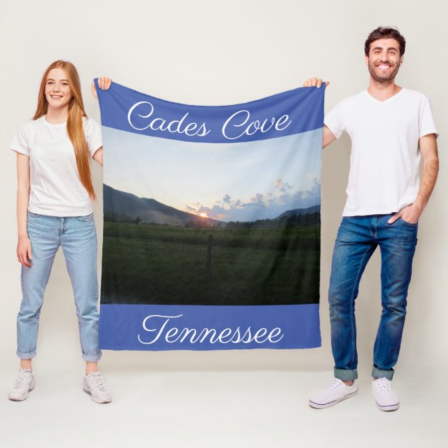 Cades Cove Tennessee Mountains Vlies Blanket Fleecedecke (Beispiel)