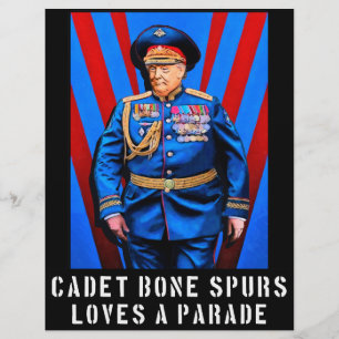 Cadet Bone Spurs Politischer Flyer