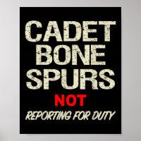 Cadet Bone Spurs Shirt Funny Military Anti Trump