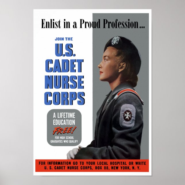 Cadet Nurse Corps — WW2 Poster (Vorne)
