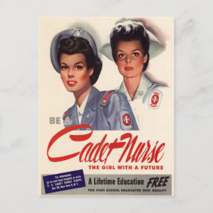 Cadet Nurse Postkarte