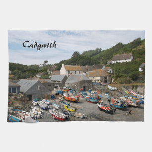 Cadgwith Cornwall Fotografie Küchentuch