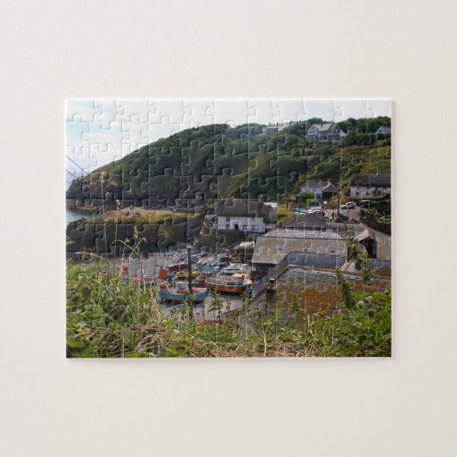 Cadgwith Cornwall Fotografie Puzzle (Horizontal)