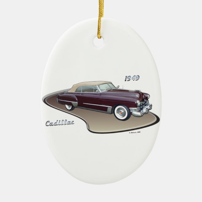 CADILLAC 1949 KERAMIKORNAMENT (Vorne)