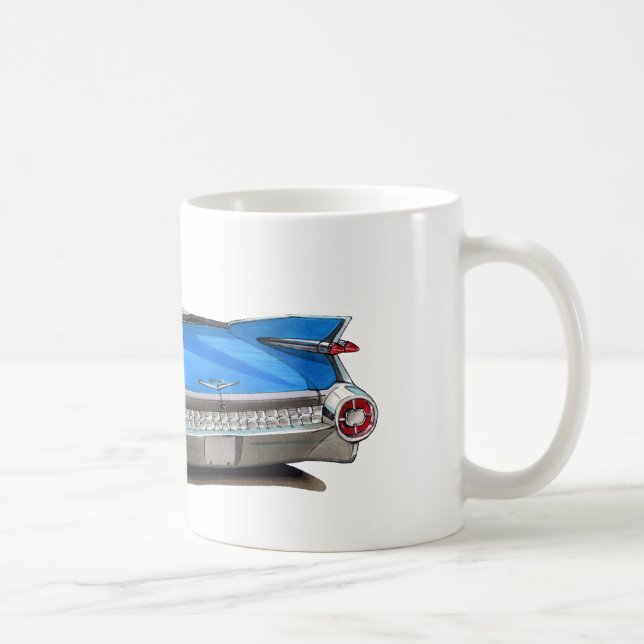 Cadillac-Blau-Auto 1959 Tasse (Rechts)