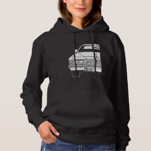 Cadillac Coupe De Ville im Vintage-Stil Hoodie
