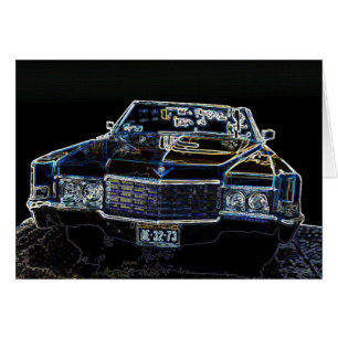 Cadillac Geburtstagskarte