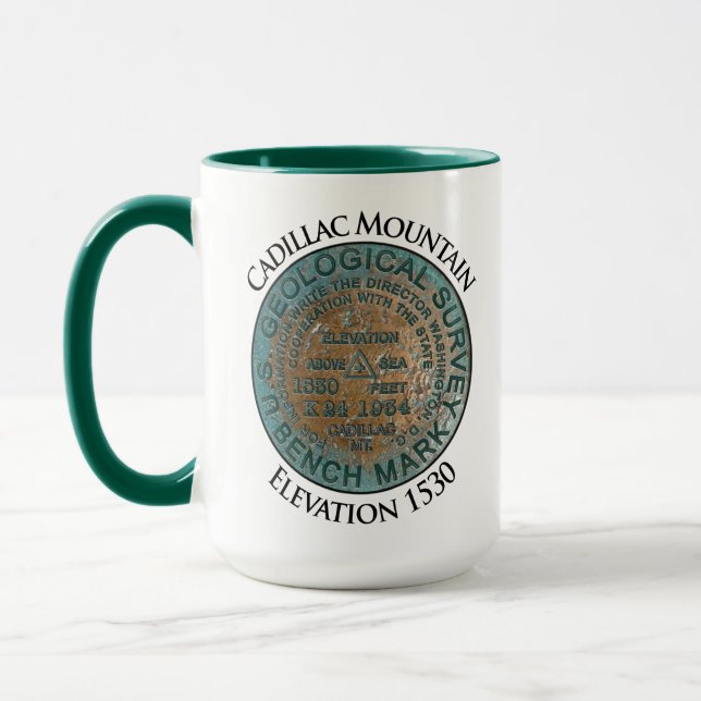 Cadillac Geological Marker Tasse (Links)