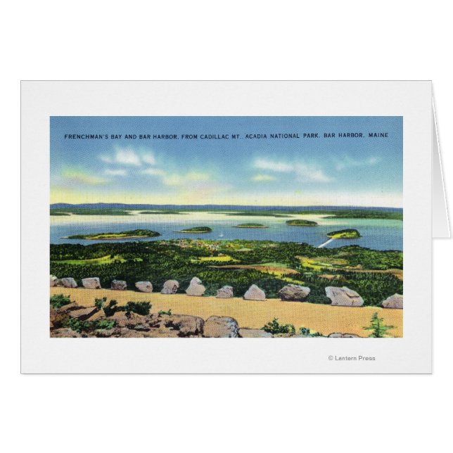 Cadillac Gipfeltreffen Aussicht auf Bar Hafen 2 (Vorderseite (Horizontal))