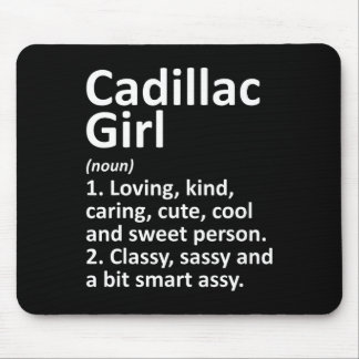 Cadillac Girl Mi Michigan Lustige Stadt Heimat Wur Mousepad