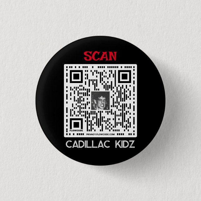 Cadillac Kidz Q Code Button #1 (Vorderseite)