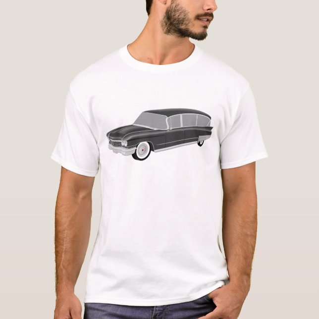 Cadillac-Leichenwagen 1960 T-Shirt (Vorderseite)