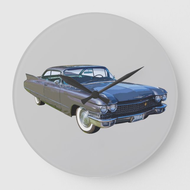 Cadillac-Luxus-Auto 1960 Große Wanduhr (Vorderseite)